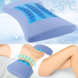 Cooling Gel Lumbar Support Pillow - Blue